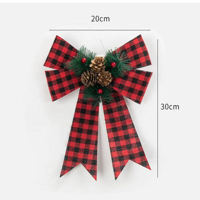 Novi božićni ukrasi Mašne Božićno drvce Privjesak Ukras Božićna/vjenčana/rođendanska poklon kutija Mašne Vrpca za pakiranje Blagdanski ukras