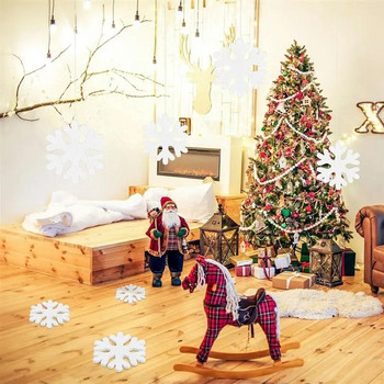 100 τμχ Ξύλινη νιφάδα χιονιού Χριστουγεννιάτικες νιφάδες χιονιού Στολίδια Χειροτεχνίες νιφάδα χιονιού Χριστούγεννα Πρωτοχρονιά Χριστουγεννιάτικη διακόσμηση Προμήθειες χειροτεχνίας DIY