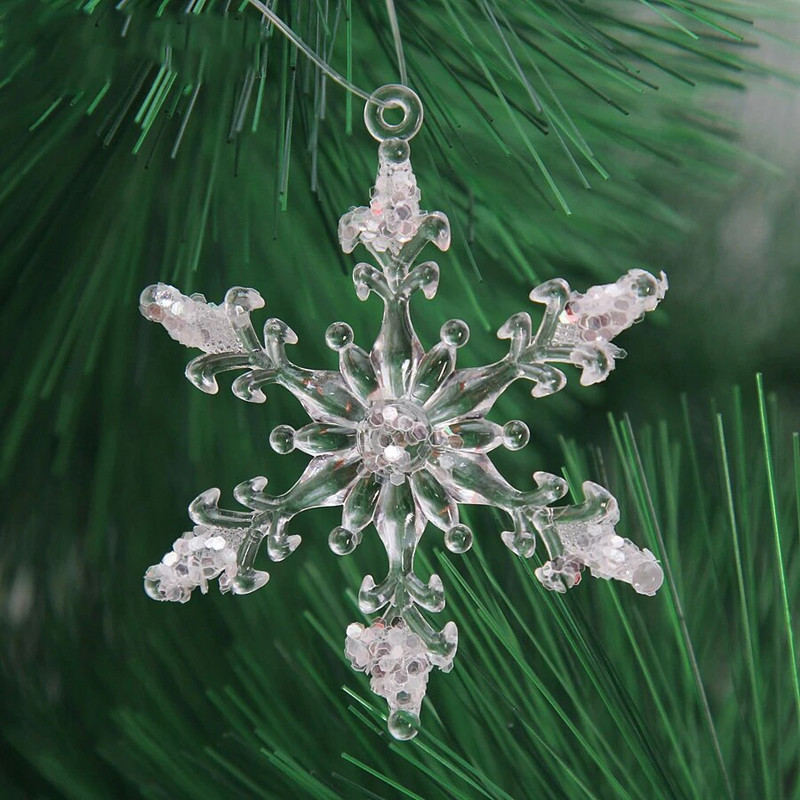 Božićni ukras u obliku pahuljica Reine Des Neiges Navidad Frozen Party Zimski dekor Copos De Nieve Zimski ukrasi za dom