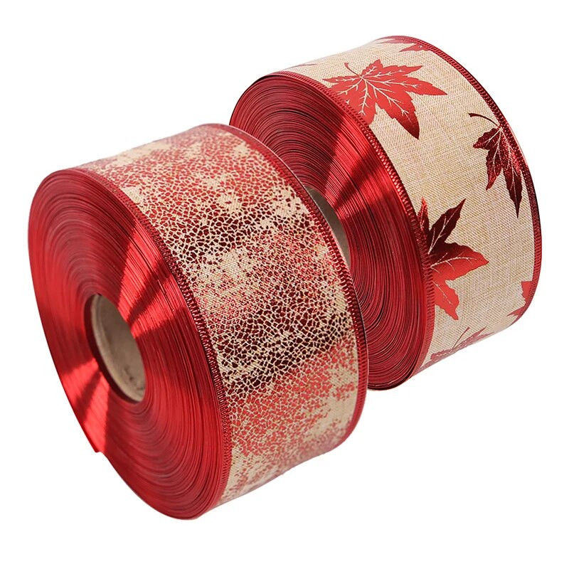 2M*6,3 cm božićna vrpca Božićni ukrasi Vrpce za rukotvorine Ukrasi božićnog drvca Dodaci za pečenje DIY vrpca
