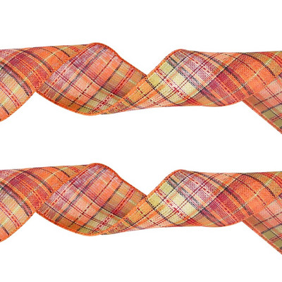 2M/3M/5M/6M*6,5 cm Ziemassvētku lentes imitācija, kaņepju rūtainā režģa lente Ziemassvētku eglītes vītnes rotājums, ar rokām darināts amatniecības loks