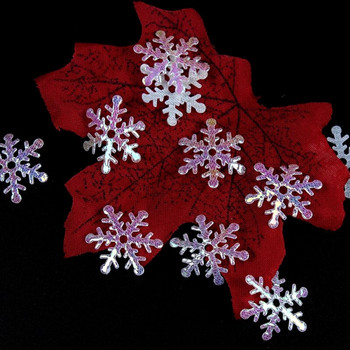Χριστουγεννιάτικη διακόσμηση με νιφάδες χιονιού για στολίδια για το πάρτι του σπιτιού, Winterland Wonderland, Ψεύτικη διακόσμηση χριστουγεννιάτικου δέντρου με χιόνι De Navidad Para Casa 2024