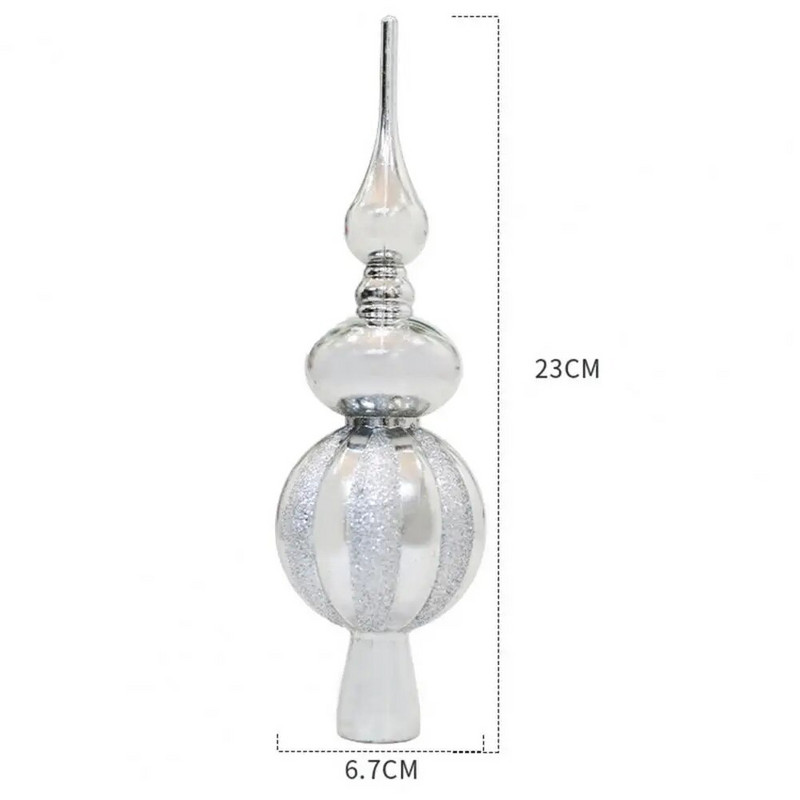 Ukras za božićno drvce Svjetlucavi vrh za božićno drvce Svjetlucavi božićni ukrasi za uljepšavanje zabave