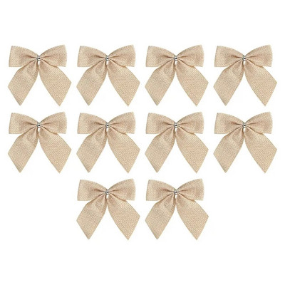 10KOM Božićne mašne Razni stilovi Mašne Tkanina Girlanda za božićno drvce Dodaci Dekoracija Dekoracije za zabavu