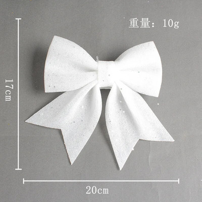 Mašna od zlatnog praha Diy Božićno drvce Dekoracija Privjesak Novogodišnja kućna praznična zabava Kutija za božićne poklone Dekorativni dodaci Leptir mašna