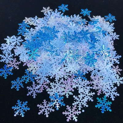 300 kom/lot Snježne pahulje Božićni ukras Božićno drvce Viseći ukras Blagdanski vrt Božićna svadba Dekor snježnih pahuljica