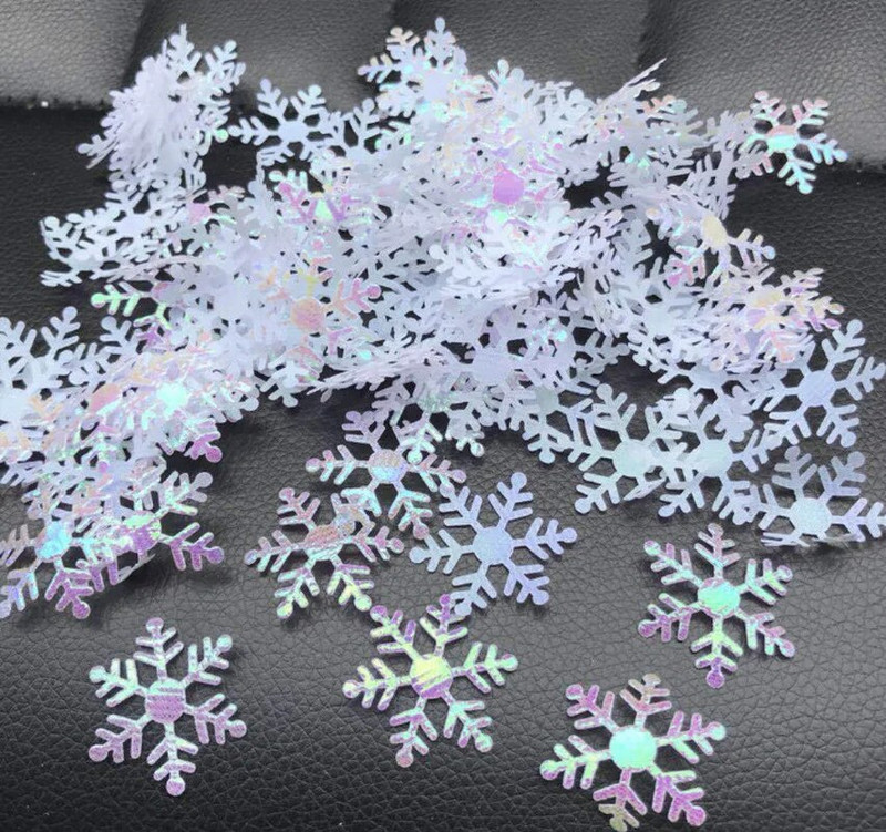 300 kom/lot Snježne pahulje Božićni ukras Božićno drvce Viseći ukras Blagdanski vrt Božićna svadba Dekor snježnih pahuljica