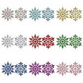 2023 Ευτυχισμένο το Νέο Έτος Πολύχρωμο πλαστικό Χαρούμενα Χριστούγεννα Διακοσμητικό μενταγιόν Χριστουγεννιάτικα στολίδια χριστουγεννιάτικων νιφάδων χιονιού