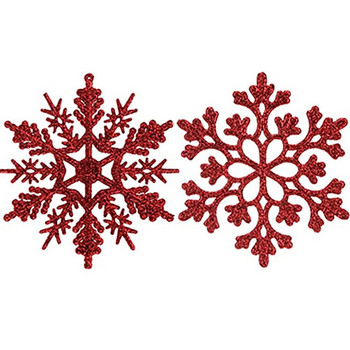2023 Ευτυχισμένο το Νέο Έτος Πολύχρωμο πλαστικό Χαρούμενα Χριστούγεννα Διακοσμητικό μενταγιόν Χριστουγεννιάτικα στολίδια χριστουγεννιάτικων νιφάδων χιονιού