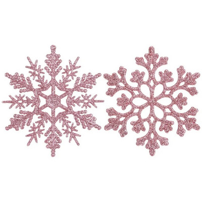 2023 Ευτυχισμένο το Νέο Έτος Πολύχρωμο πλαστικό Χαρούμενα Χριστούγεννα Διακοσμητικό μενταγιόν Χριστουγεννιάτικα στολίδια χριστουγεννιάτικων νιφάδων χιονιού