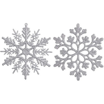 2023 Ευτυχισμένο το Νέο Έτος Πολύχρωμο πλαστικό Χαρούμενα Χριστούγεννα Διακοσμητικό μενταγιόν Χριστουγεννιάτικα στολίδια χριστουγεννιάτικων νιφάδων χιονιού