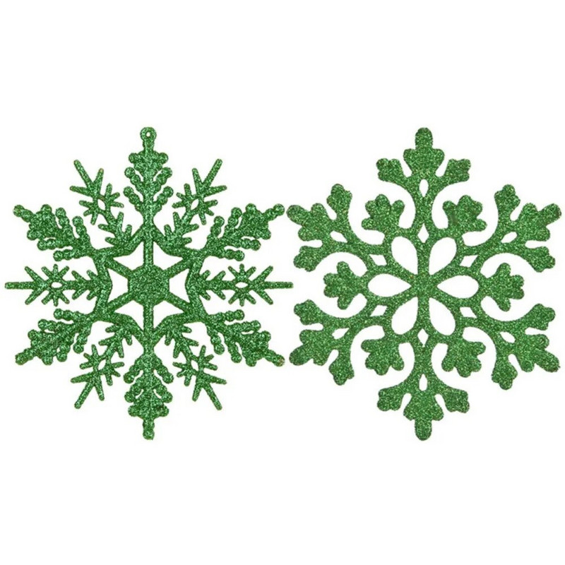 2023 Ευτυχισμένο το Νέο Έτος Πολύχρωμο πλαστικό Χαρούμενα Χριστούγεννα Διακοσμητικό μενταγιόν Χριστουγεννιάτικα στολίδια χριστουγεννιάτικων νιφάδων χιονιού