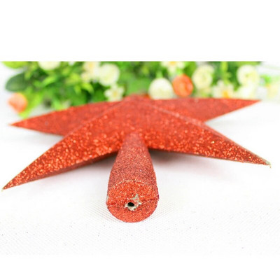 15/20 cm 3D Sticky Gold Powder Χριστουγεννιάτικο Δέντρο Κορυφαίο αστέρι Χρυσό Ασημί Αξεσουάρ Πέντε Αστέρων Χειροτεχνία Διακόσμηση εσωτερικού χώρου