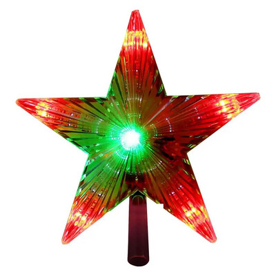 Χριστουγεννιάτικο δέντρο Star LED Tree Topper για Χριστουγεννιάτικο κάλυμμα χριστουγεννιάτικου δέντρου με μπαταρία που λειτουργεί με μπαταρία