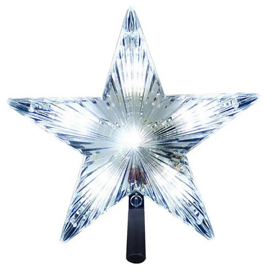Χριστουγεννιάτικο δέντρο Star LED Tree Topper για Χριστουγεννιάτικο κάλυμμα χριστουγεννιάτικου δέντρου με μπαταρία που λειτουργεί με μπαταρία