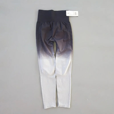 Komplekts Sieviešu Jogas Komplekts Vingrošanas Apģērbs Bezšuvju Gradienta Legingi Sporta krūšturis Crop Top Treniņa Sporta Uzvalks Sieviešu Fitnesa Komplekts Aktīvs Apģērbs