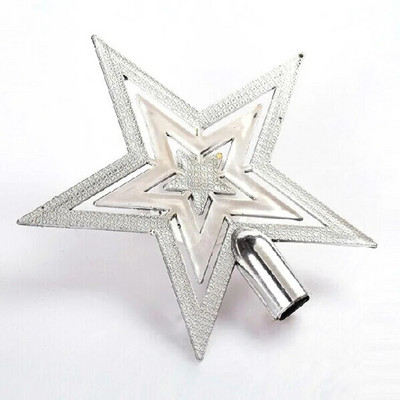 Ziemassvētku eglīšu rotājumi Pentagrammas svētku atmosfēras pārklājums Ziemassvētku eglītes Top Star Garland aksesuāri