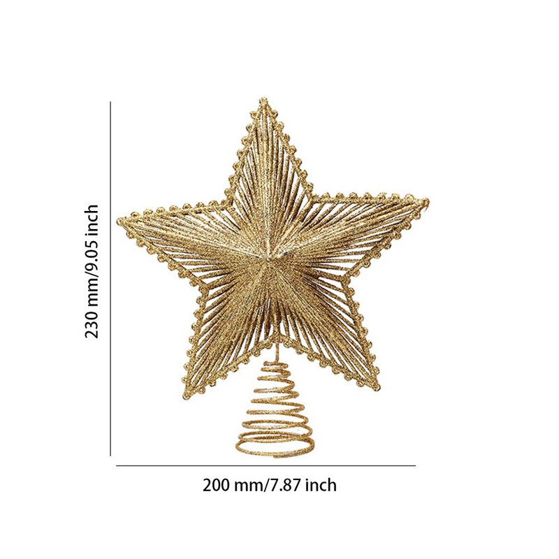 Χριστουγεννιάτικο δέντρο Topper Star Γάμος Γενέθλια DIY Διακόσμηση Διακοσμητικό Εξωτερικό Στολίδι Φωτογραφία Φόντο καταστήματος