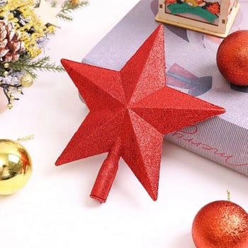 Коледна бляскава горна звезда Изискана коледна елха Topper Коледна елха Top Star Коледна елха Topper Home Decoration Navidad