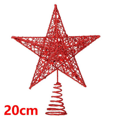 „Navidad“ 2023 m. Kalėdų eglutės viršaus dovanos Kalėdų papuošimai namams Auksiniai blizgantys žvaigždžių pakabukai, papuošalai Naujieji 2024 m.