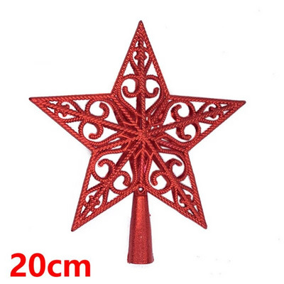 „Navidad“ 2023 m. Kalėdų eglutės viršaus dovanos Kalėdų papuošimai namams Auksiniai blizgantys žvaigždžių pakabukai, papuošalai Naujieji 2024 m.