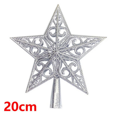 „Navidad“ 2023 m. Kalėdų eglutės viršaus dovanos Kalėdų papuošimai namams Auksiniai blizgantys žvaigždžių pakabukai, papuošalai Naujieji 2024 m.