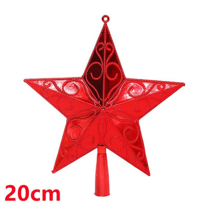 „Navidad“ 2023 m. Kalėdų eglutės viršaus dovanos Kalėdų papuošimai namams Auksiniai blizgantys žvaigždžių pakabukai, papuošalai Naujieji 2024 m.