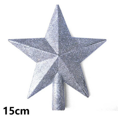 „Navidad“ 2023 m. Kalėdų eglutės viršaus dovanos Kalėdų papuošimai namams Auksiniai blizgantys žvaigždžių pakabukai, papuošalai Naujieji 2024 m.