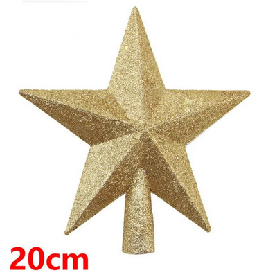 „Navidad“ 2023 m. Kalėdų eglutės viršaus dovanos Kalėdų papuošimai namams Auksiniai blizgantys žvaigždžių pakabukai, papuošalai Naujieji 2024 m.