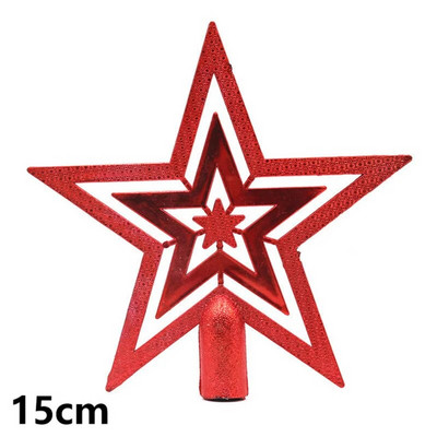 „Navidad“ 2023 m. Kalėdų eglutės viršaus dovanos Kalėdų papuošimai namams Auksiniai blizgantys žvaigždžių pakabukai, papuošalai Naujieji 2024 m.