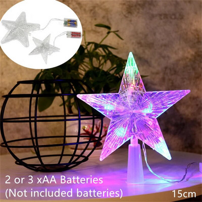 „Navidad“ 2023 m. Kalėdų eglutės viršaus dovanos Kalėdų papuošimai namams Auksiniai blizgantys žvaigždžių pakabukai, papuošalai Naujieji 2024 m.