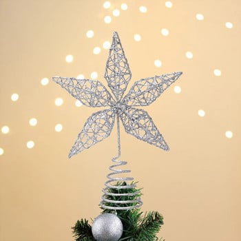 Χριστουγεννιάτικο δέντρο Top Star Onion Pink Fancy Tree Top Star Διακοσμητικό Χριστουγεννιάτικο Δέντρο Star Snow Christmas Supplies Adornos De Navidad