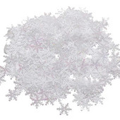 Snowflake Ornament 600PCS Όμορφες και ανθεκτικές νιφάδες χιονιού για Χριστουγεννιάτικη γιορτινή διακόσμηση πάρτι