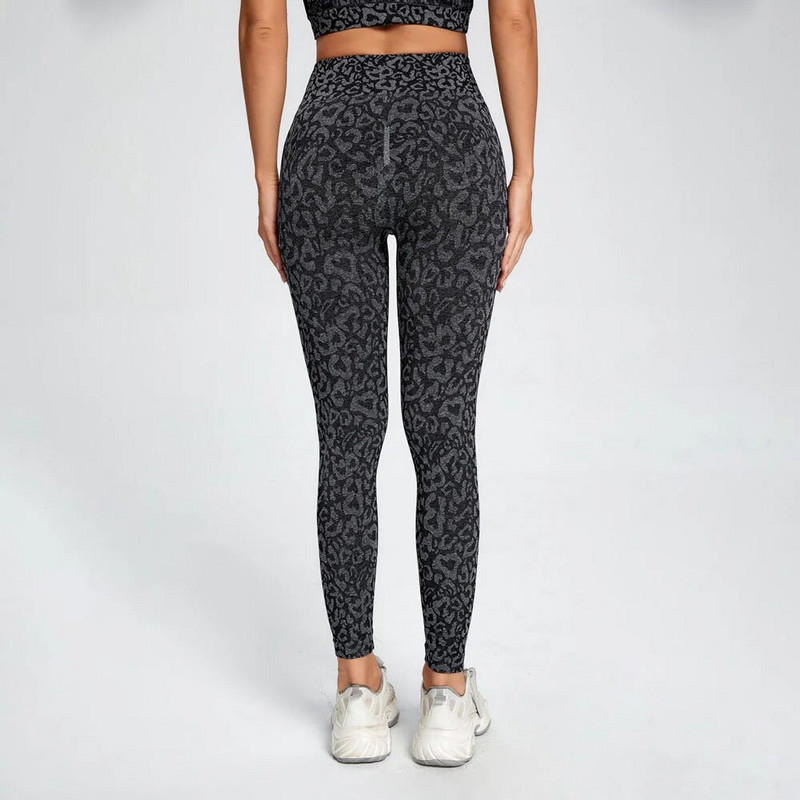 Leopard sportska odjeća Top tajice 2 kom set za jogu Ženska odjeća za teretanu Bešavno odijelo Visoko elastični grudnjak za fitness Trenirka Sportska oprema