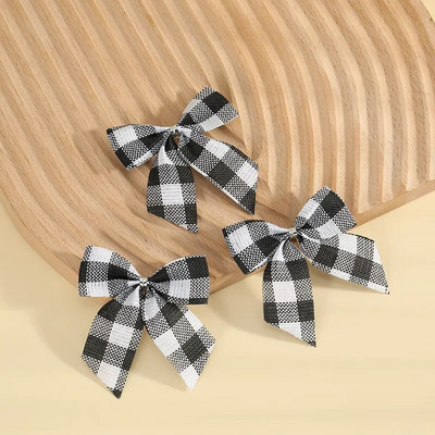 10PCS/lot Božićne mašne Ukrasi Božićno drvce Girlande Materijali Dodaci za kosu DIY