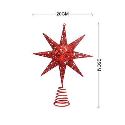 KARSTĀ Ziemassvētku eglīte Iron Star Ziemassvētku rotājumi Mājas Ziemassvētku rotājumi Navidad Jaunais gads 2023 Natal Noel mājas dekorēšana