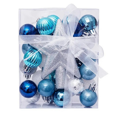 30gab Ziemassvētku balles Ziemassvētku eglīšu rotājumi Bumbas Ziemassvētku rotājumi Piekaramie koka piekariņi 2022 Jaungada dāvana Noel