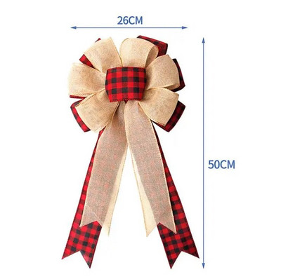 Lina rūtaini Ziemassvētku eglīšu rotāšanas banti amatniecībai Roku darināti banti Ziemassvētku vītnes vainagu logu dekori matu bantītes dāvanu bantes