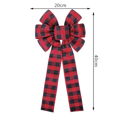 Lina rūtaini Ziemassvētku eglīšu rotāšanas banti amatniecībai Roku darināti banti Ziemassvētku vītnes vainagu logu dekori matu bantītes dāvanu bantes