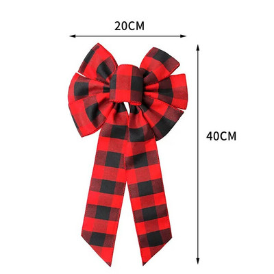 Lina rūtaini Ziemassvētku eglīšu rotāšanas banti amatniecībai Roku darināti banti Ziemassvētku vītnes vainagu logu dekori matu bantītes dāvanu bantes