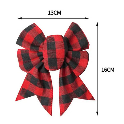 Lina rūtaini Ziemassvētku eglīšu rotāšanas banti amatniecībai Roku darināti banti Ziemassvētku vītnes vainagu logu dekori matu bantītes dāvanu bantes