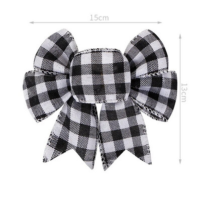 Lina rūtaini Ziemassvētku eglīšu rotāšanas banti amatniecībai Roku darināti banti Ziemassvētku vītnes vainagu logu dekori matu bantītes dāvanu bantes