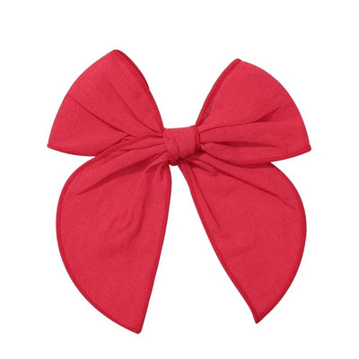 1 kom 5,7 inča Cheer Bowknot ukosnica Klasična karirana božićna boja kopče za kosu Ručno izrađene za djecu Dodaci za kosu za djevojčice