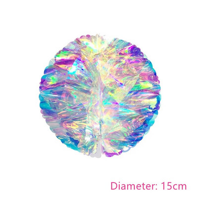 Νέον φιλμ 3D Snowflakes Χριστουγεννιάτικα στολίδια για στολίδια σπιτιού Navidad Tree Fake γιρλάντες χιονιού Winter Frozen Party Supplies