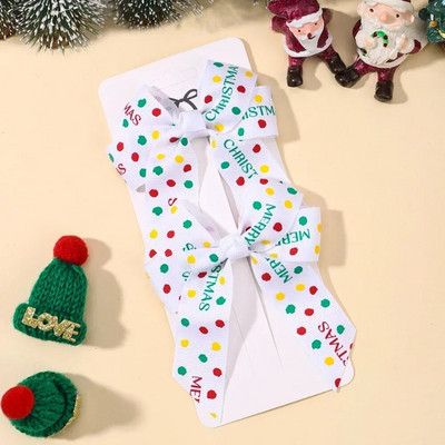 2Pcs/Lot Božićni ukrasi Mašne za kosu Štipaljke za novogodišnje zabave Dječje Pokrivala Dodaci za kosu Poklon Veleprodaja