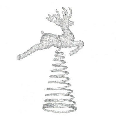 Svjetlucava zvijezda na vrhu božićnog drvca Božićni ukras Zvijezda petokraka/Elk Svjetlucavi vrh božićnog drvca Božićni ukras za dom