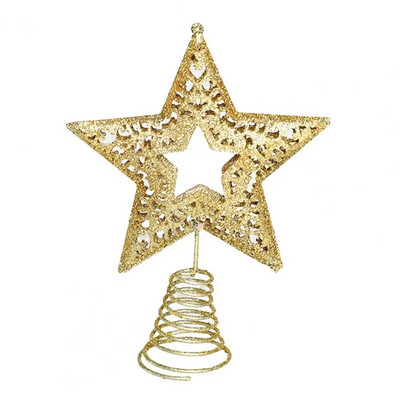 Svjetlucava zvijezda na vrhu božićnog drvca Božićni ukras Zvijezda petokraka/Elk Svjetlucavi vrh božićnog drvca Božićni ukras za dom