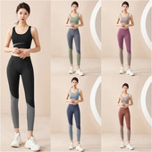 2023-as nyári sport szett Jóga viselet Női öltöny fitneszhez 2 részes felszerelés Sport melltartó női leggings Push Up ruházat sportruházat