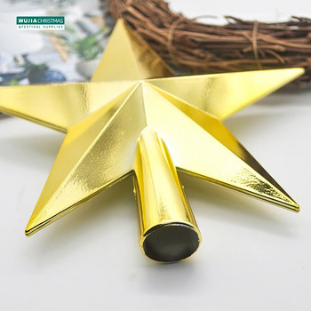 20cm Χριστουγεννιάτικο Δέντρο Κορυφαία Διακοσμητικά Αστέρι Glitter Gold Ασημί Γυαλιστερό Χρυσό Αστέρι σε σκόνη για Σπίτι Γενέθλια Πρωτοχρονιάτικα Στολίδια Διαρρύθμιση