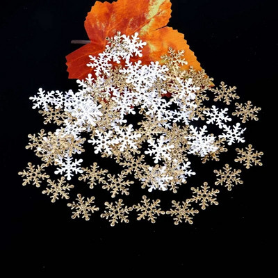 280vnt 2cm Kalėdų snaigės konfeti Kalėdų eglutės papuošalai Žiemos vakarėlio vestuvių stalo puošmena Kerst Decoratie Navidad 2022